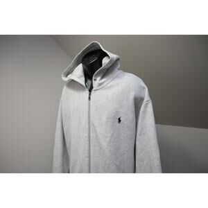 Polo Ralph Lauren Jogger Hoodie Full Zip Cotton Poly Stretch Mens 3XLT 3XL TALL